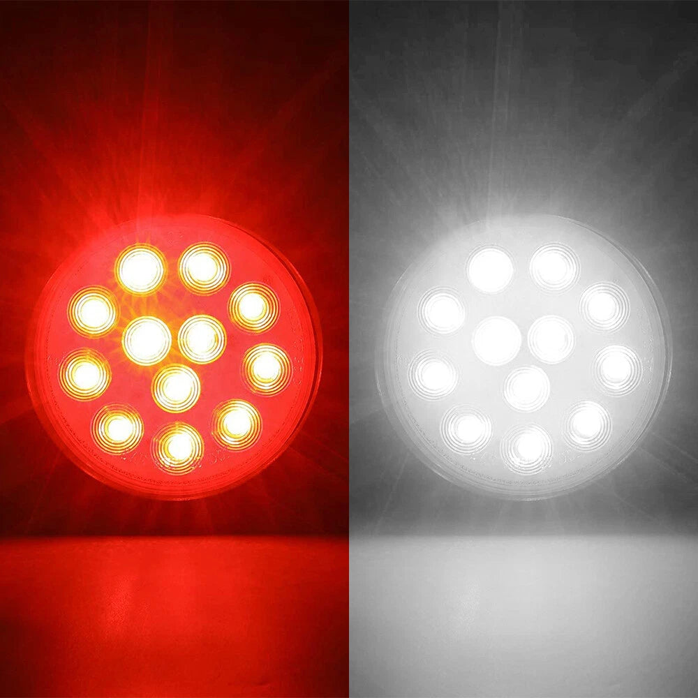 4" LED Round Trailer Light for Truck (Sealed)