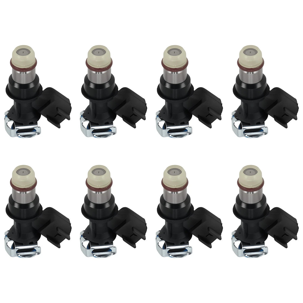 Set of 8 Fuel Injectors for Chevy Silverado GMC 4.8L 5.3L 6.0L (2004–2010) 12580681