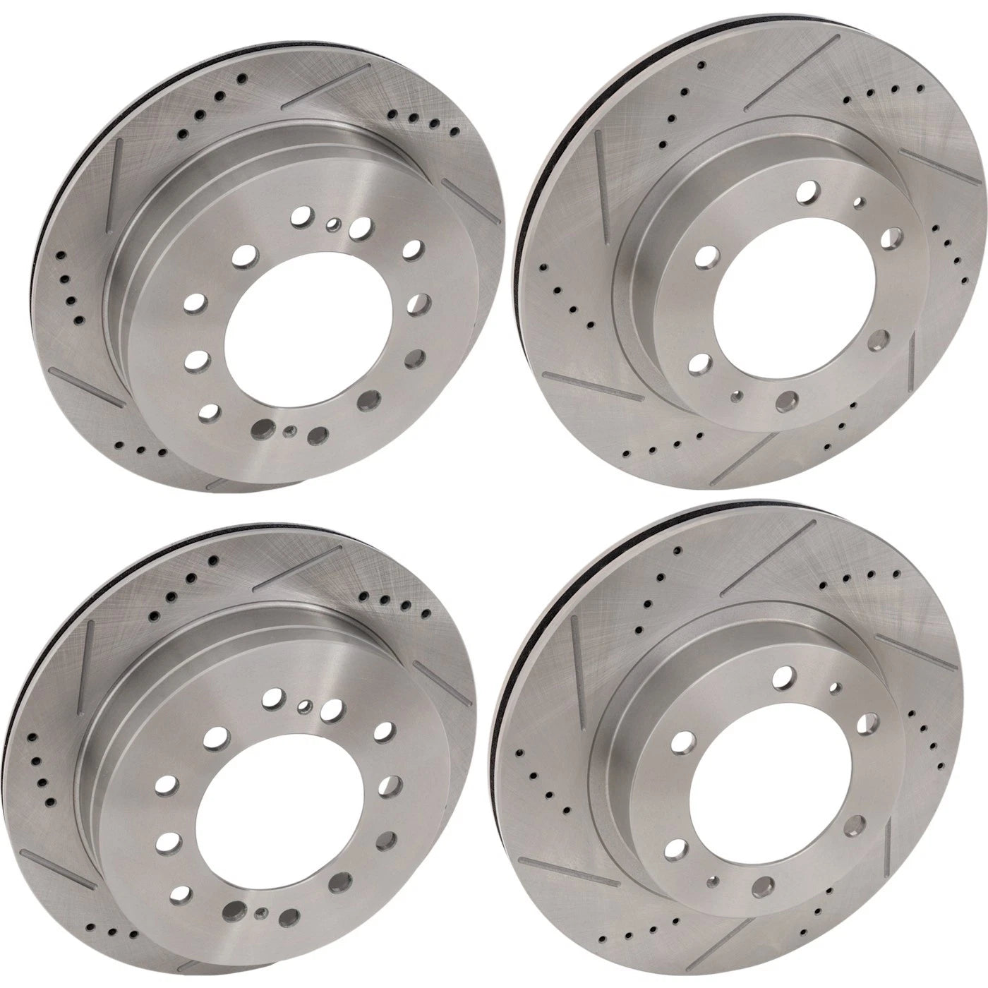 Set of 4 Brake Disc Rotors for Toyota 4Runner FJ Cruiser (2007–2009)