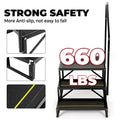 3-Step Anti-Slip Stair with Handrail for RV Camper (Portable)