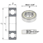 Deep Groove Ball Bearing P4 for Scooter Skateboard Wheel (28x58x16mm)