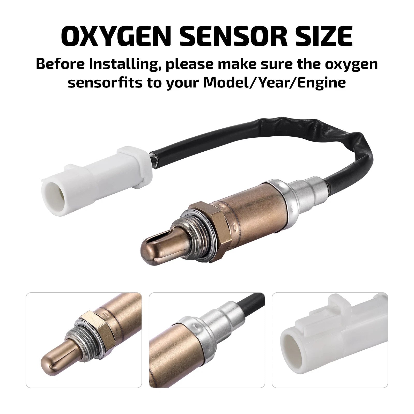 Oxygen O2 Sensor for Ford E-350 Econoline 1998 (5.4L, 6.8L, 7.3L, Ranger 2.5L) 15717