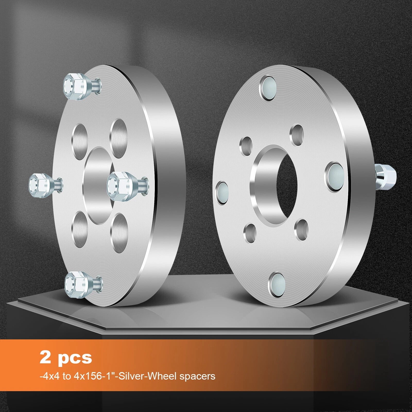 2 Pcs Wheel Spacers 4x4 to 4x156 1" 10x1.25 for Polaris Magnum 325 425 Xpress