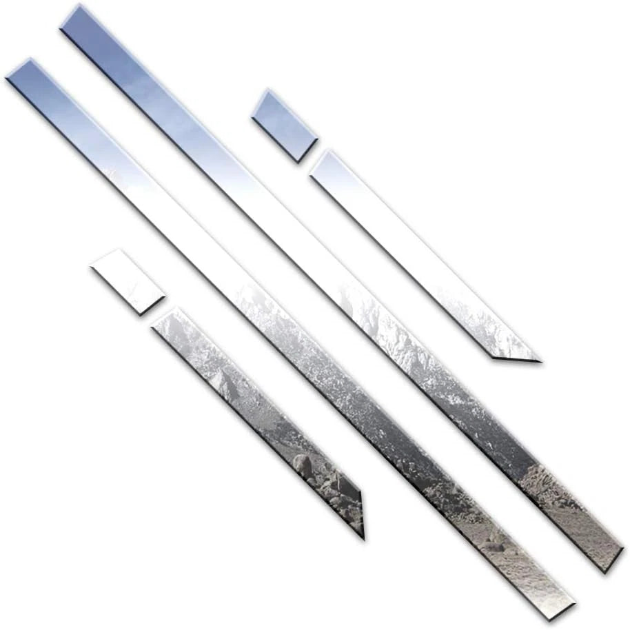 Side Molding Inserts Chrome Kit 6pc for Jeep Liberty (2008–2012)