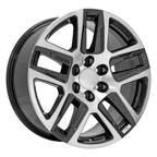 20 Inch Gunmetal Machined Wheel Replacement for Chevy Express 1500 (2003–2014)
