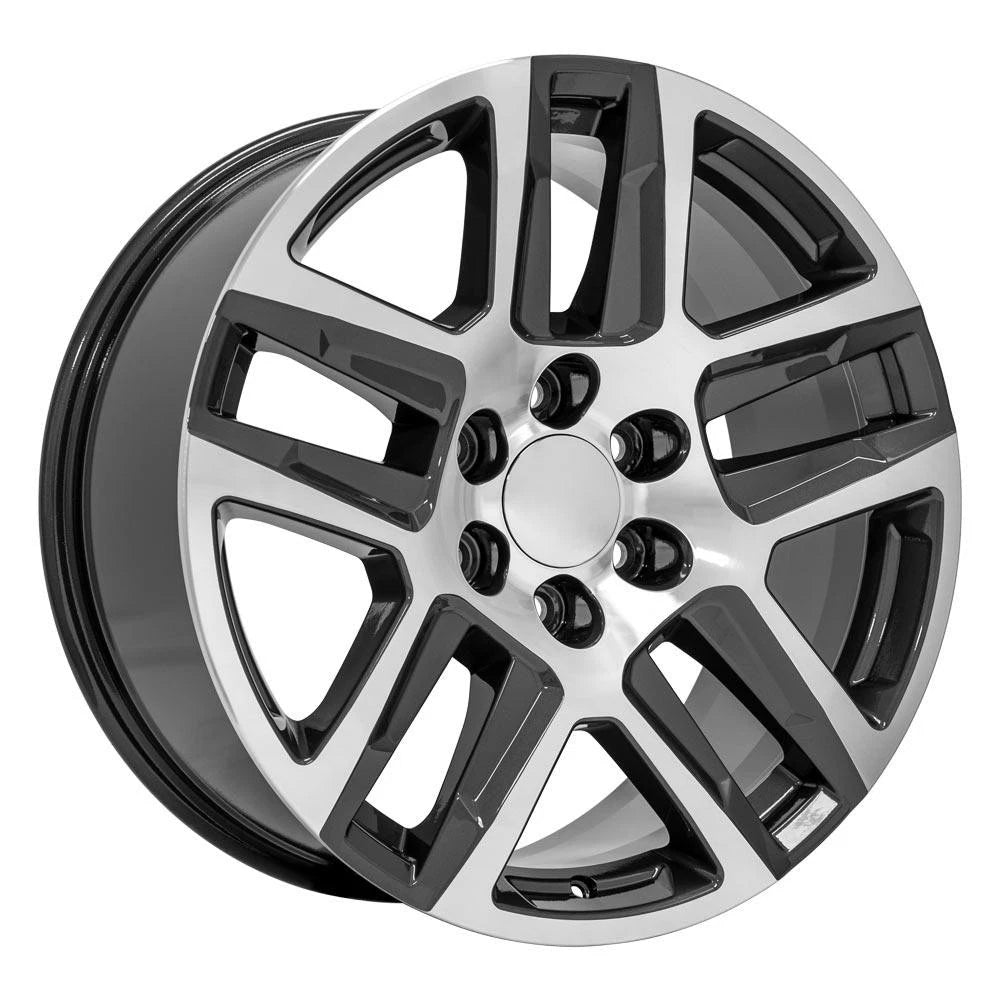 20 Inch Gunmetal Machined Wheel Replacement for Chevy Express 1500 (2003–2014)