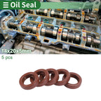 Set of 5 Oil Seal Rotary Shaft Seal 14x20x5mm for Various Models