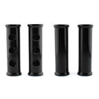 2X Front Fork Covers for Harley 883 1200 (2000–2021) Aluminum Black