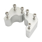 Handlebar Riser Spacer Kit for Kawasaki Concours 1400 ABS 2008–2022, Silver