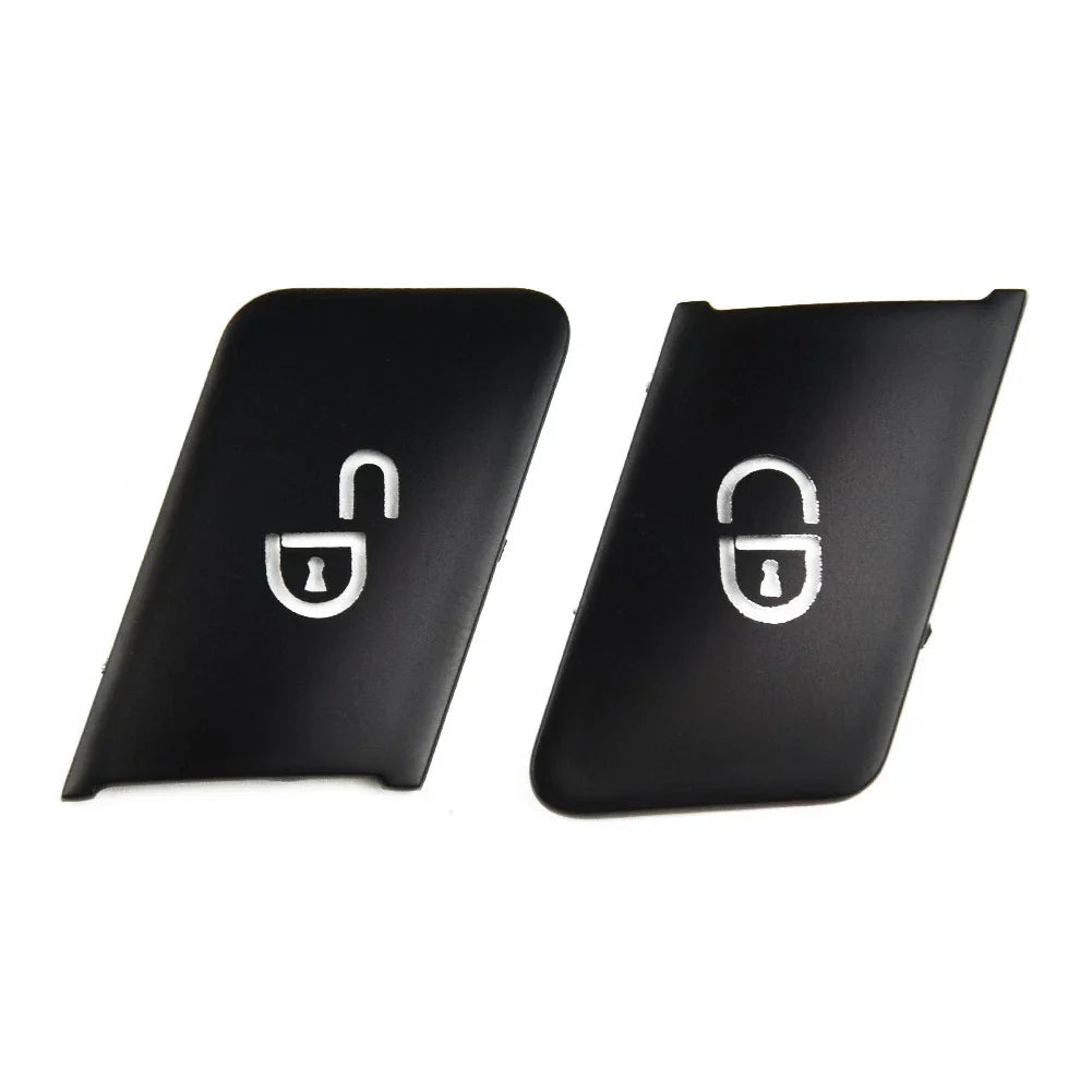 Button Cover Trim Matte Black for Benz C W204 W212 E (2007–2016)
