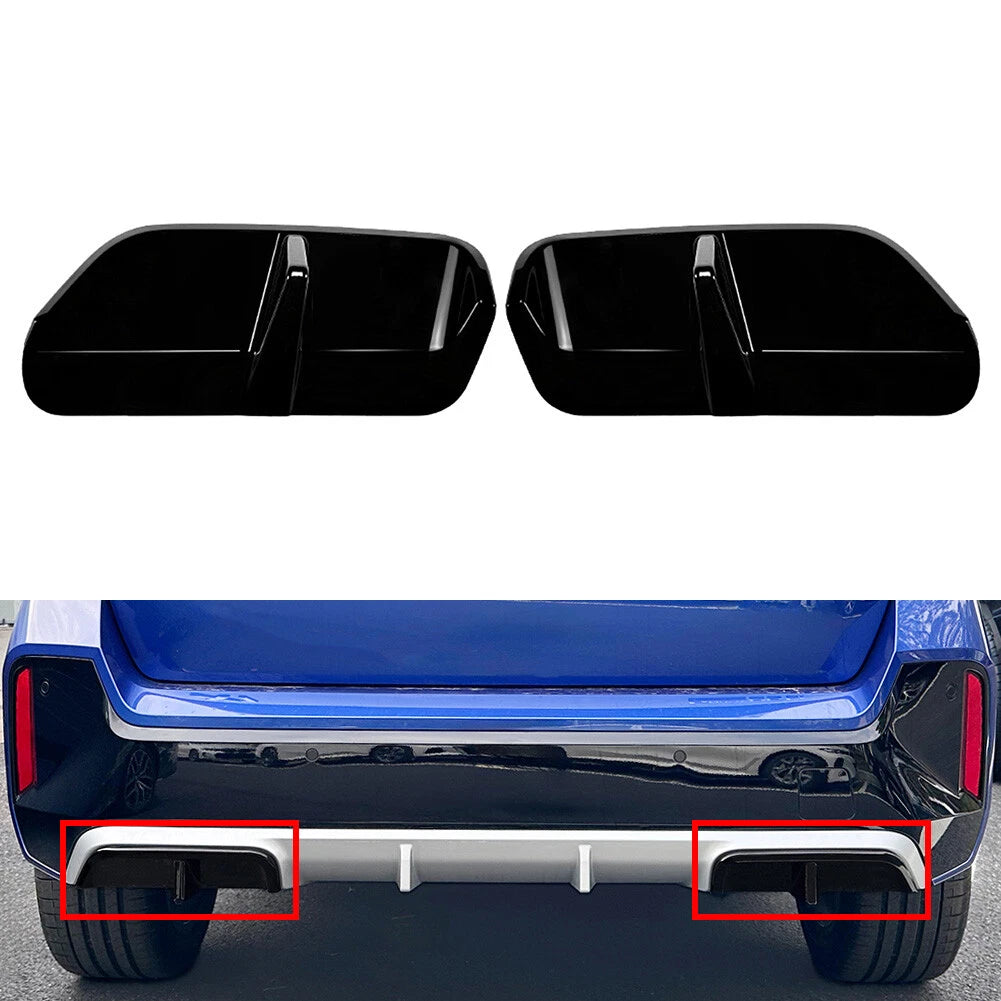 Rear Bumper Protector Lip for BMW X1 U11 U12 IX1 M Sport (2023–2024) Black