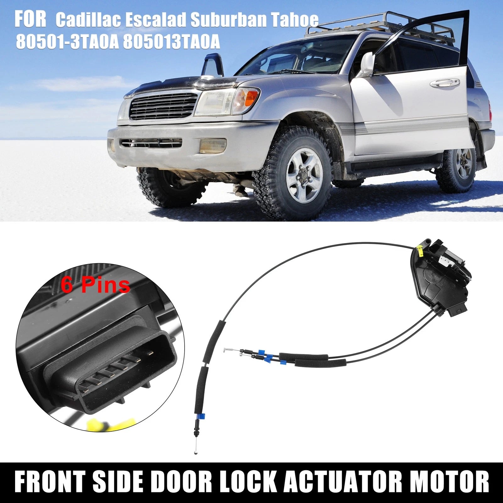Door Lock Actuator Motor for Nissan Altima (2013–2018) 80501-3TA0A