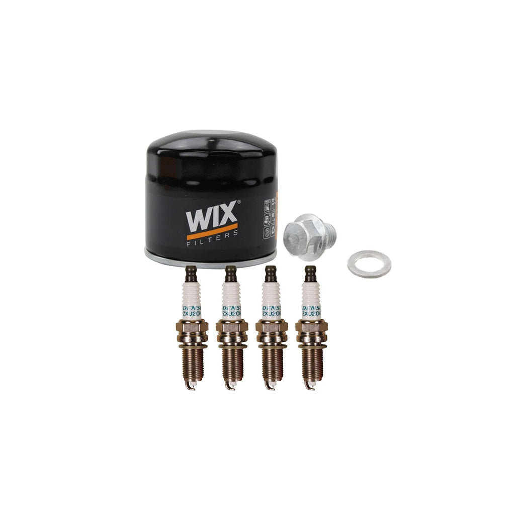 Wix Engine Oil Filter & Denso Iridium Spark Plugs Kit for Kia Rio (2012–2020)