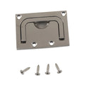 Polished 316 SS Marine Hinges & Handle Kit for Boat Interior Cabinet Doors
