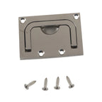 Polished 316 SS Marine Hinges & Handle Kit for Boat Interior Cabinet Doors