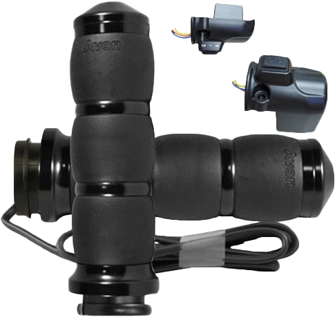 AVON Velvet Air Heated Grip for V-Twin Motorcycles (2010–2023)