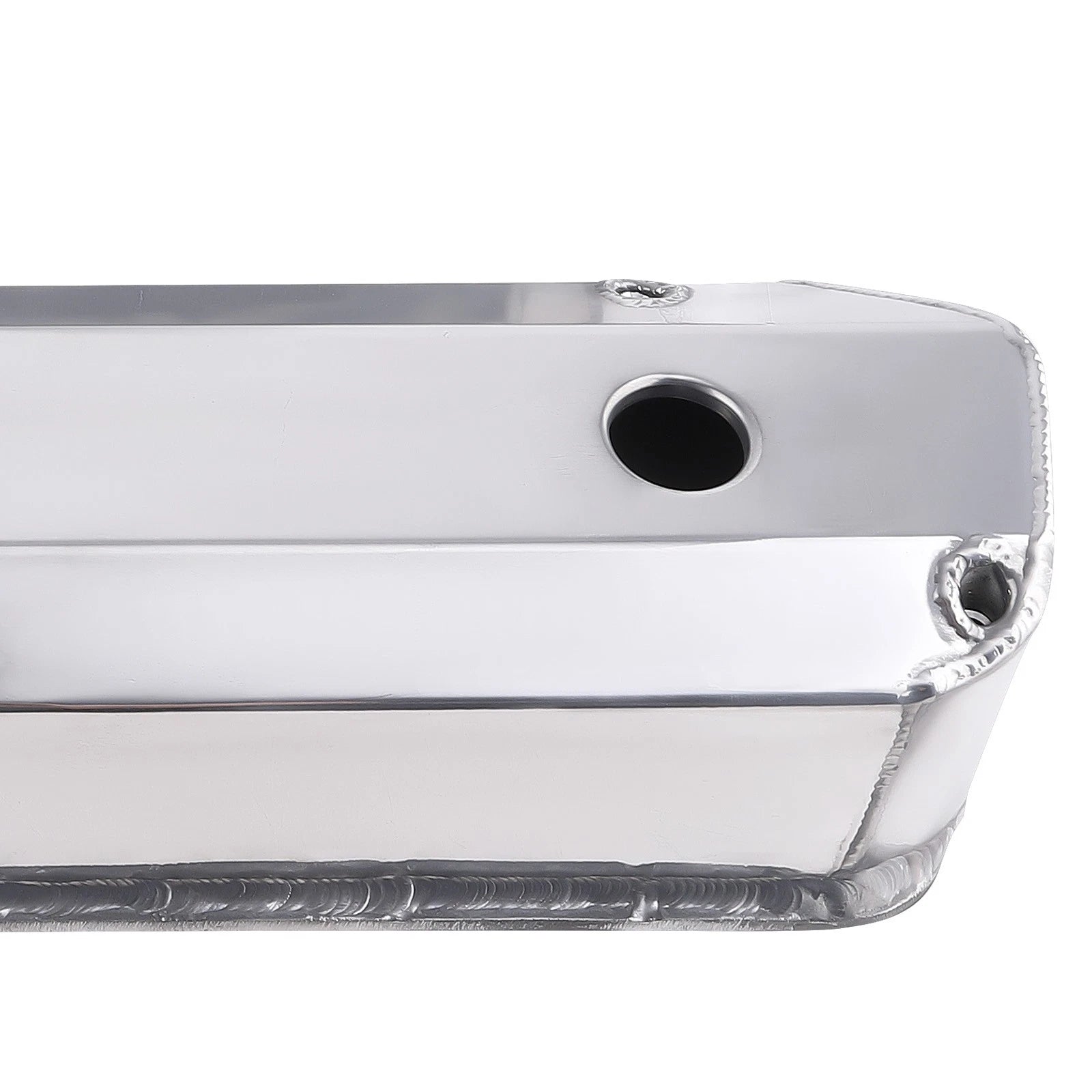 Set of 2 Fabricated Aluminum Tall Valve Covers for Ford 260 289 302 351W (1962–1985)