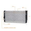 Aluminum Cooling Radiator DPI-2476 for Oldsmobile Aurora (1997–1999)