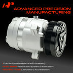 A/C Compressor with Clutch for Buick LeSabre, Oldsmobile LSS, Pontiac