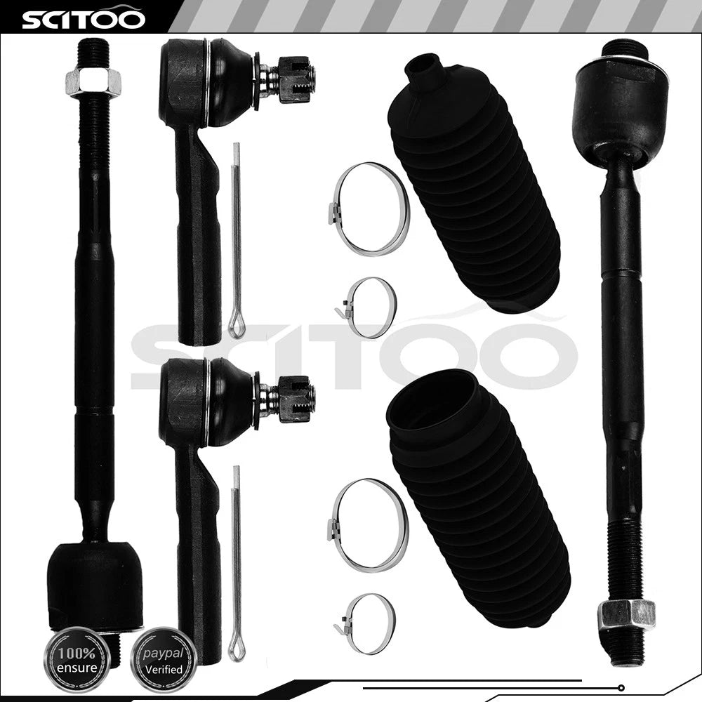 Set of 2 Front Tie Rod Ends for Nissan Altima (1998–2001) EV401 ES2814RL