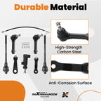 Front Tie Rods and Idler Arms Kit for Chevy Silverado Sierra 1500 (1999–2006)