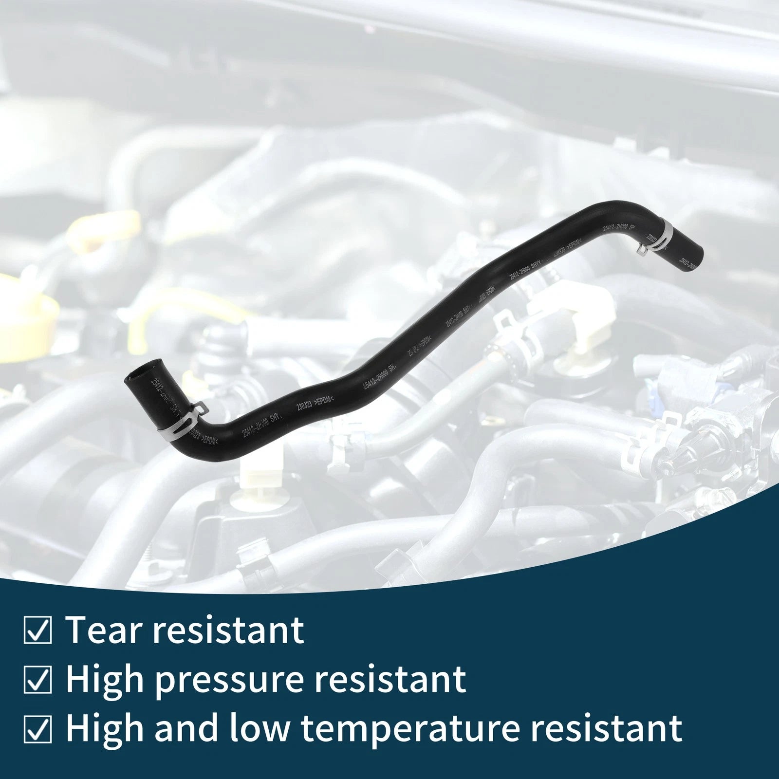 Radiator Hose for Hyundai Grandeur (TG) (2005–2010) No. 254121M000