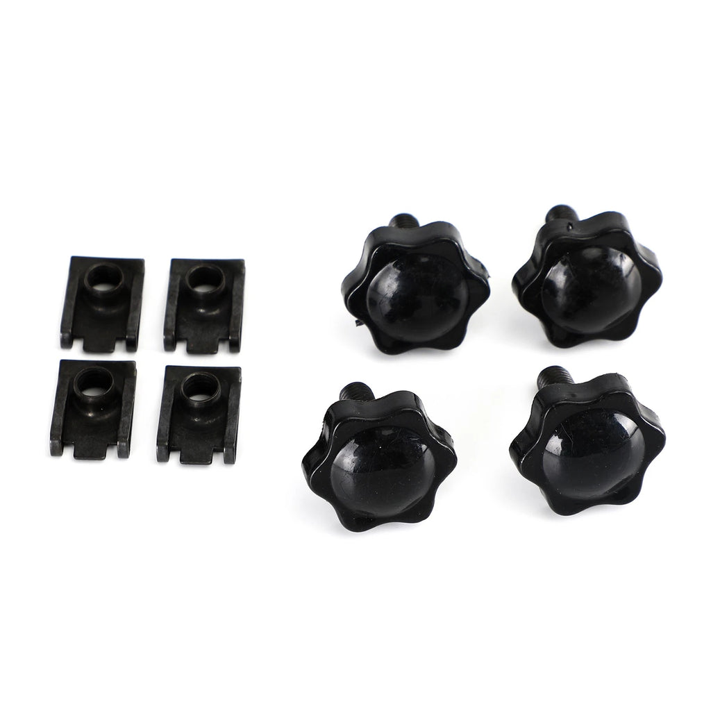 Set of 4 Saddlebag Lever Lock Bolts Nuts for Harley Glide King Touring (1996–2019)