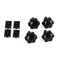 Set of 4 Saddlebag Lever Lock Bolts Nuts for Harley Glide King Touring (1996–2019)