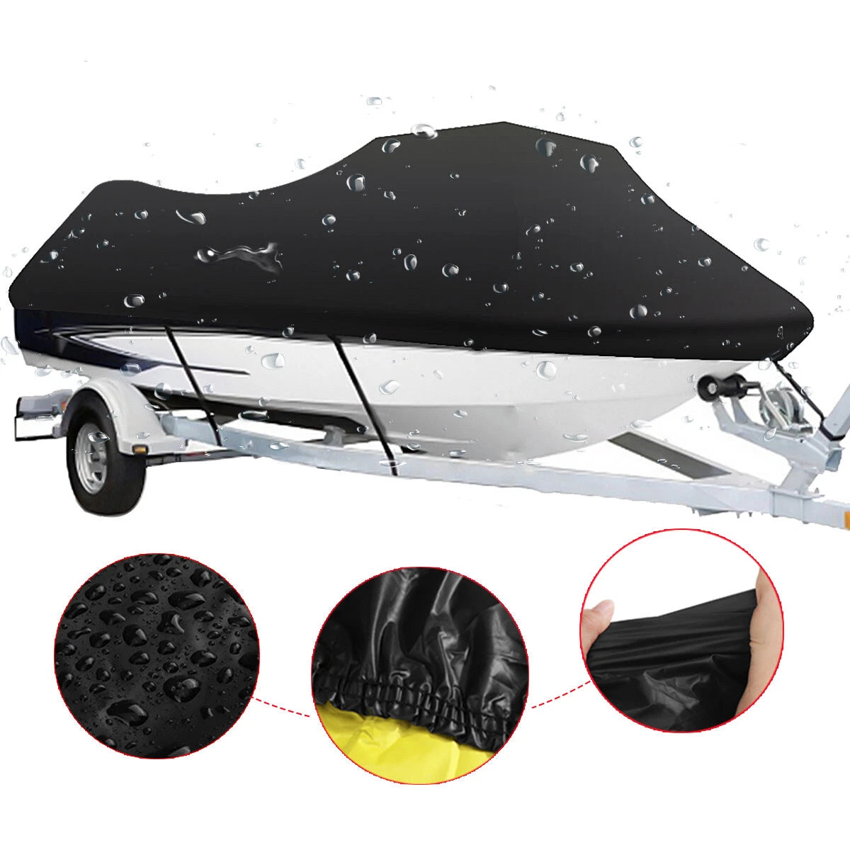 Waterproof Heavy Duty Jet Ski Cover for Yamaha WaveRunner EXR (136"-145")