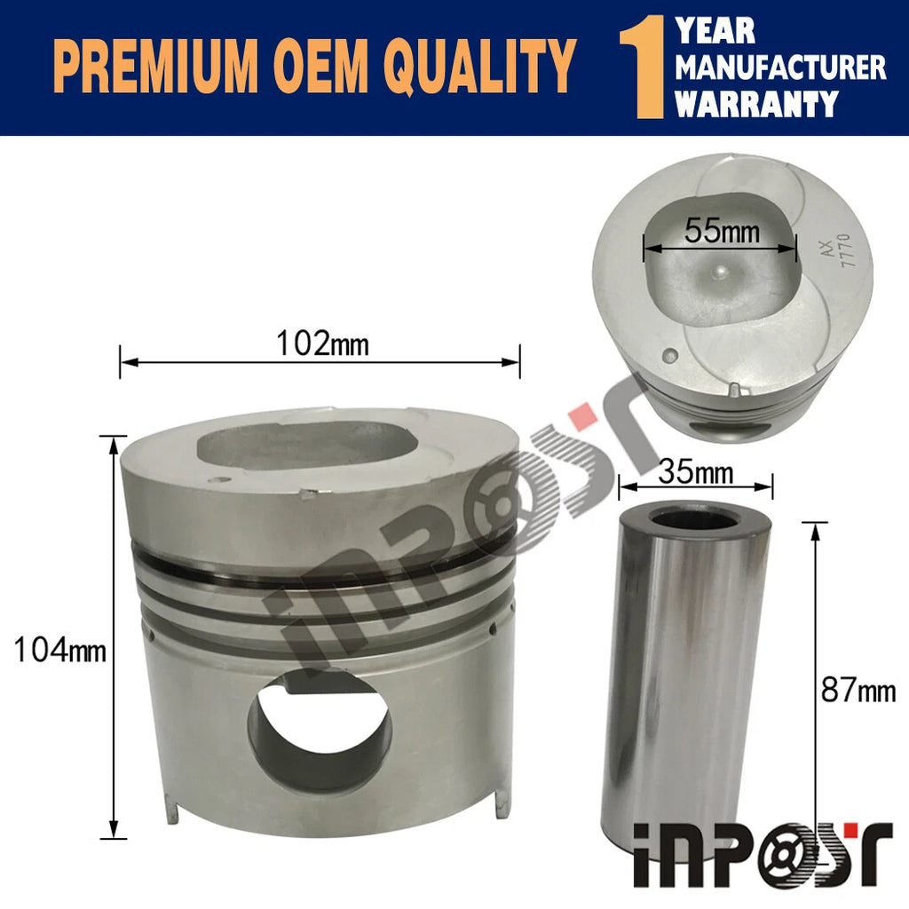 6BD1 6BD1T Overhaul Rebuild Kit for Isuzu 6BD1 6BD1T (Excavator)