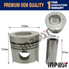 6BD1 6BD1T Overhaul Rebuild Kit for Isuzu 6BD1 6BD1T (Excavator)
