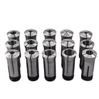 15 Pc Round Collet Set for Lathe (1/8" to 1")