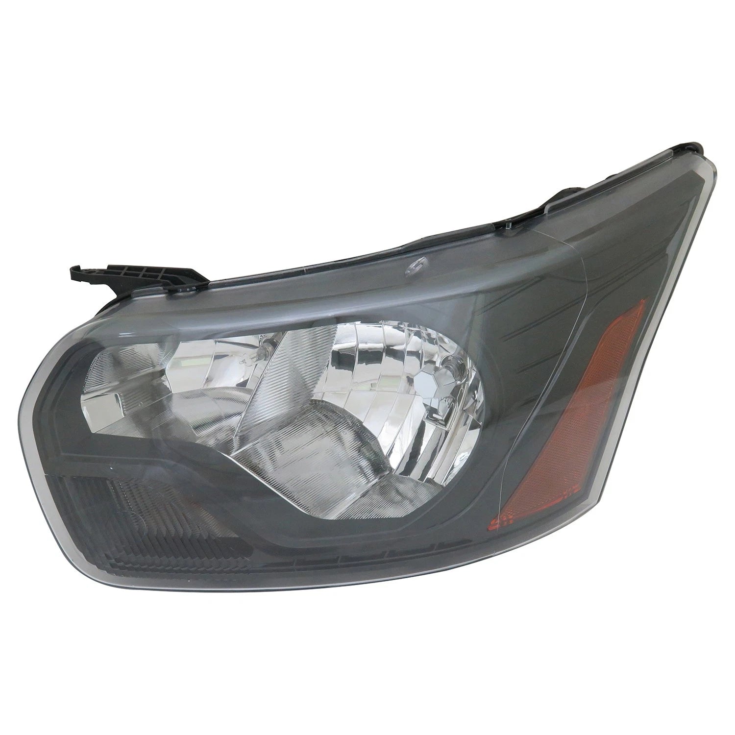 Replacement Driver Side Headlight Assembly w/Black Bezel w/o Logo
