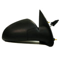 Replacement Black Textured Passenger Side Manual Door Mirror (See Fitment Chart)