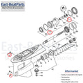Propeller Shaft Seal Kit for Yamaha 4 Stroke 300HP 350HP (931-01350-19)