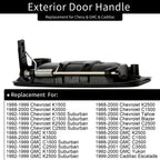 All Metal Exterior Door Handle for GMC C/K 1500 2500 3500 (1988–2000)