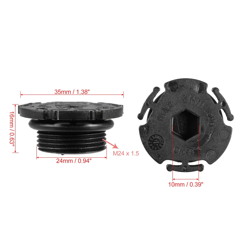 8pcs ABS Engine Oil Drain Plug for BMW 320i (2013–2015) 11137605018 723115336542