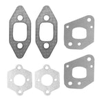 Intake Manifold Carburetor Muffler Gasket Kit for Chainsaw (Optimum Performance)