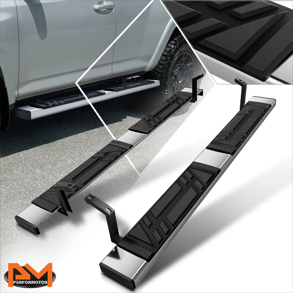 Set of 2 Polished Side Step Nerf Bars for Toyota 4Runner (2010–2024)