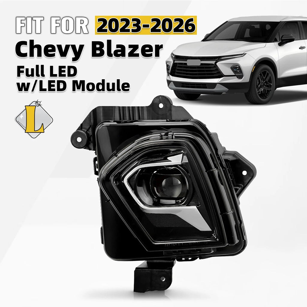 Full LED Projector Headlight for Chevy Blazer (2023–2026) W/LED Module Left Driver