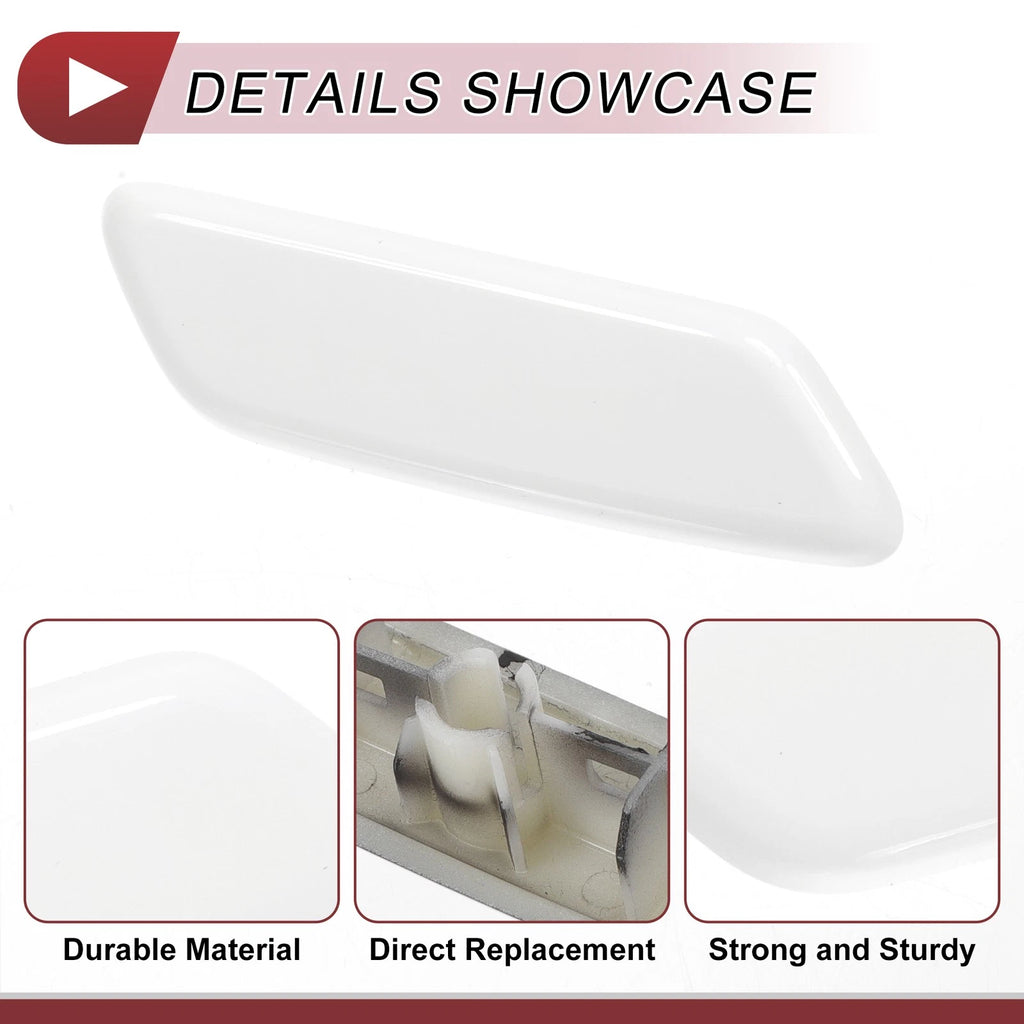 Washer Nozzle Cover Cap for Lexus IS250 (2009–2010) White