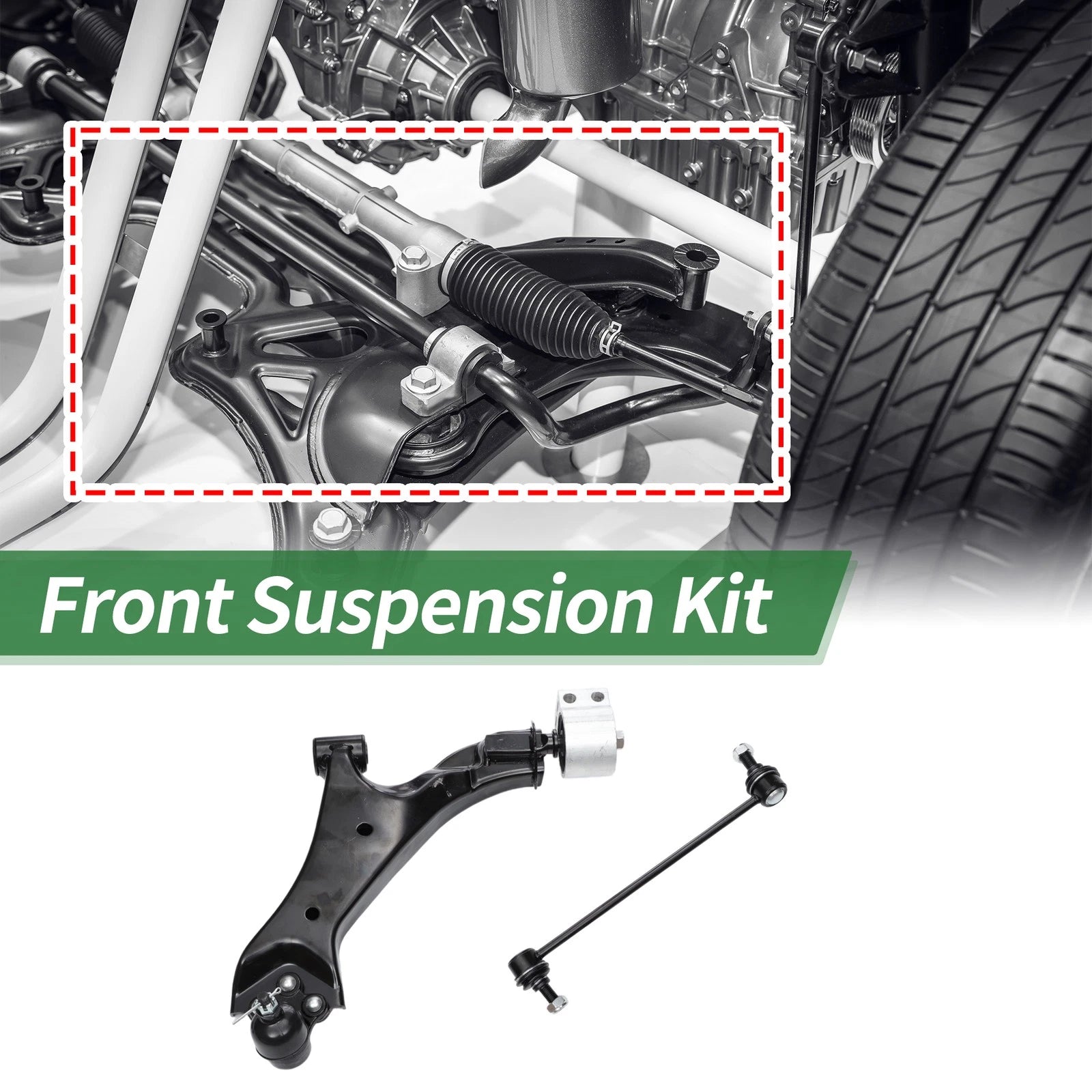 4pcs Front Suspension Control Arm Kit for Chevrolet Equinox (2010–2017) No.524157/524158