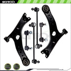 Front Rear Control Arm & Ball Joint Sway Bar End Link for Toyota RAV4 (2001–2005)
