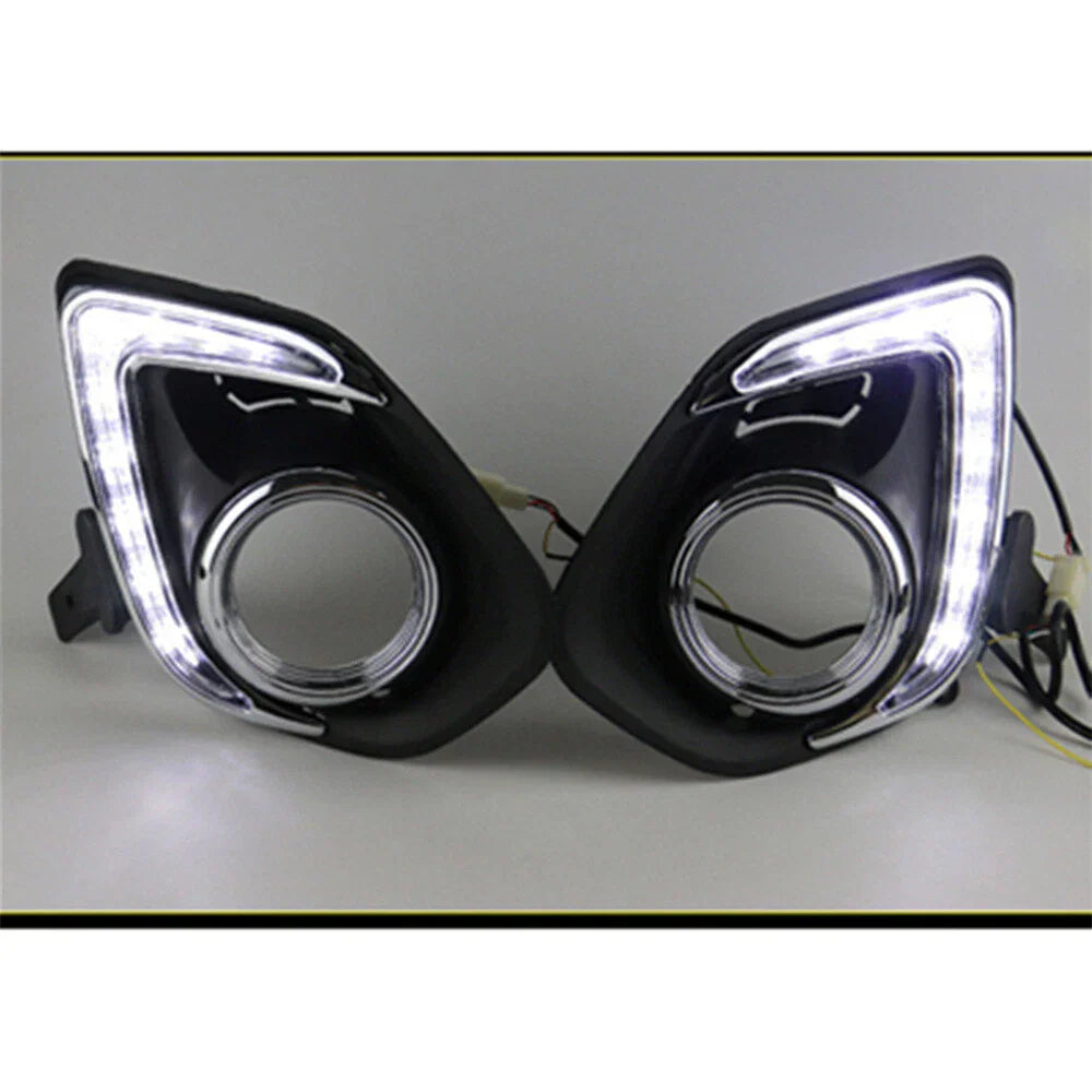 LED DRL Daytime Running Fog Light Covers for Mitsubishi ASX (2013-2015)