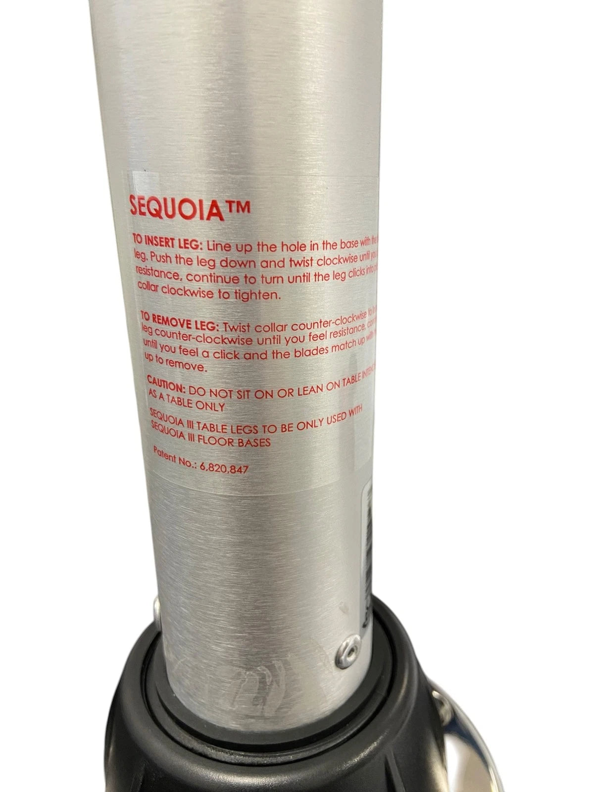 Table Leg System for Sequoia TM III (25.5")