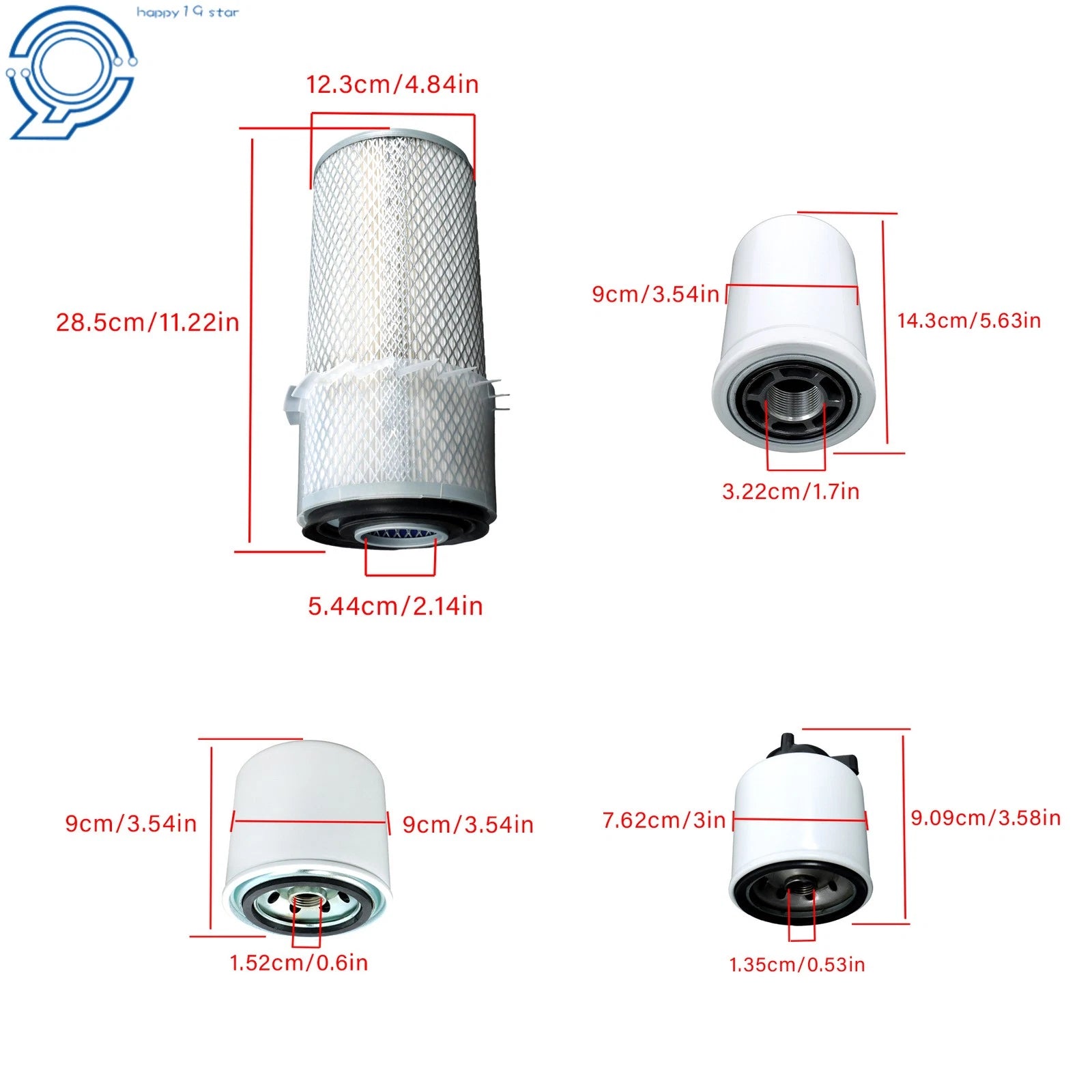 Maintenance Filter Kit for Bobcat T140, 773, S175