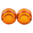 Amber Turn Signal Lens Cover for Harley Dyna FXD FXR Sportster XLH 883 1200 FXST