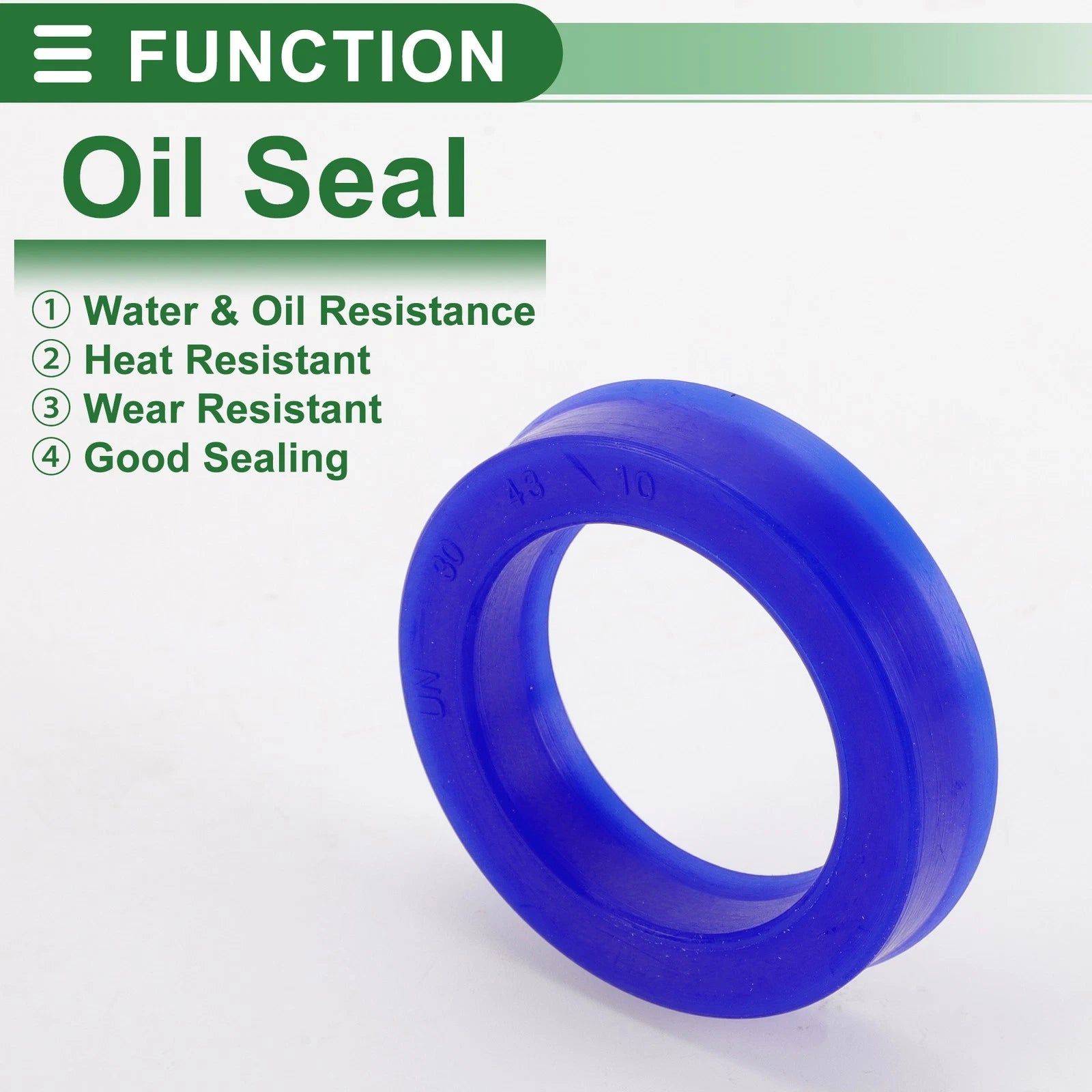 Set of 5 Oil Seal Rotary Shaft Seal 30x43x10mm High Pressure for Various Models