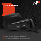 2X Power Mirrors with Manual Fold and Heat for Jeep Liberty (2002–2007)
