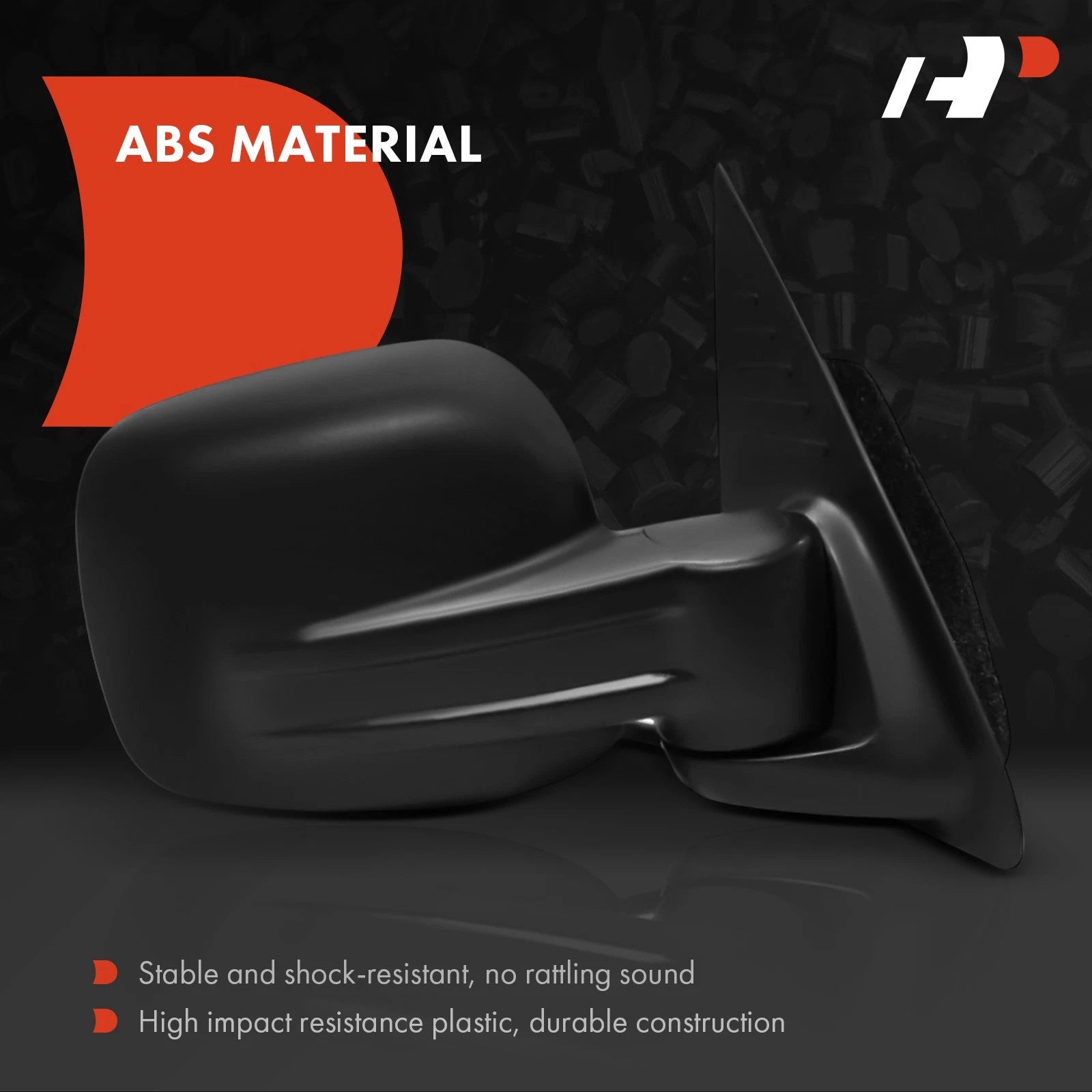 2X Power Mirrors with Manual Fold and Heat for Jeep Liberty (2002–2007)